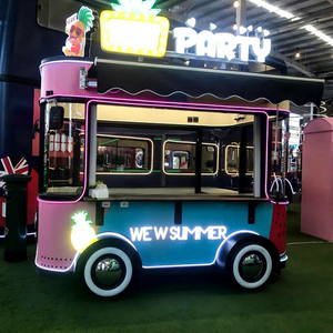 Remolque de Comida Portátil de Acero Inoxidable con GPS, Resistente al Óxido, para Snacks, Hot Dogs, Helados, Comida Rápida y Catering Callejero - Product Image 1