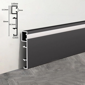 <span class=keywords><strong>Plinthe</strong></span> avec profilés en aluminium durables pour profil d'éclairage d'accessoires de <span class=keywords><strong>carrelage</strong></span> encastrés au mur moderne - Product Image 2