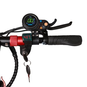 Scooter Eléctrico Plegable para Adultos de 400W 4Ah 40-60km con Asiento, Marco de Fibra de Carbono, Batería de Litio - Product Image 6