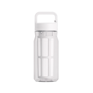 Vaso para Café Frío <span class=keywords><strong>y</strong></span> <span class=keywords><strong>Agua</strong></span> de Tritán, Resistente a Altas Temperaturas, Ecológico, Libre de BPA, <span class=keywords><strong>con</strong></span> Tapa, Separación de Té <span class=keywords><strong>y</strong></span> <span class=keywords><strong>Agua</strong></span>, Portátil - Product Image 1