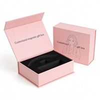 Boîte d'emballage en papier de luxe personnalisée avec fermeture magnétique pour cosmétiques, crème pour le visage, rouge à lèvres, huile essentielle, essence