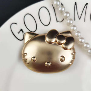 批发美甲新款可爱蝴蝶结小猫系列贴纸美甲装饰树脂手机壳Diy魅力饰品 - Product Image 6