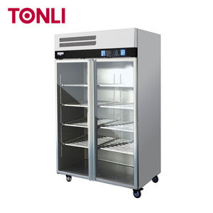 מקפיא ישירה קירור אוויר קירור קירור מסחרי זקוף מסחרי זקוף דלת ארבע מקרר דלת ארבע - Product Image 5