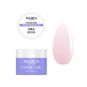 Majida UV LED Gel Milk Rose 15ml Professional <b>Nail</b> Polish - Product Image 3