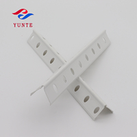 Perle d'angle pour mur plâtre PVC perle d'angle en plastique vente en gros
