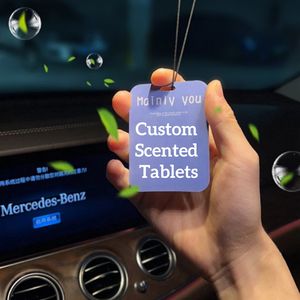 Colgante de aromaterapia con foto personalizada |   Decoración de Vehículos de Papel Personalizada |   Recuerdo Emocional con Fragancia Duradera - Product Image 1