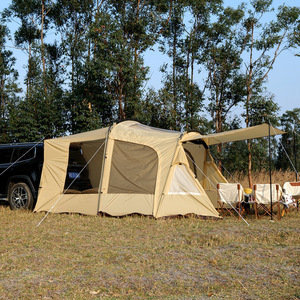 Tente arrière de voiture étanche avec logo personnalisé pour 4-6 personnes, tente de coffre SUV portable pour les voyages en plein air - Product Image 3