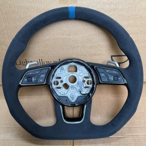 Volante de Gamuza Personalizado de Alta Gama para Audis A3 A4 A5 <span class=keywords><strong>A6</strong></span> A8 Q5 RS3 RS7 Q7 C6 C8 S6 S7 B8 B9 S3 S4 S5, Accesorios para Automóviles - Product Image 1