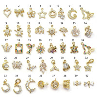 SSeeSY bijoux de mode breloques en gros personnalisé en vrac 18k 14k plaqué or bijoux accessoires collier pendentif pour sac