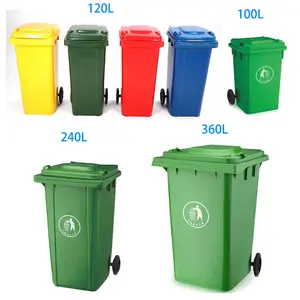 13 64 96 galões 660 litros lixo hospital médico pode resíduos Caixas com rodas