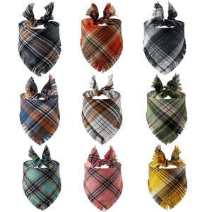 Tanpopo مخصص باندا شرابة منقوشة الحيوانات الأليفة منديل عيد الشكر عيد الميلاد جرو مستلزمات الكلاب سعر المصنع بالجملة - Product Image 1