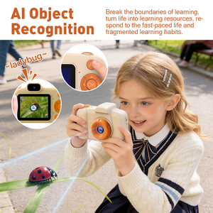 Fotocamera AI Tascabile per Bambini, Giocattolo Educativo con Registrazione Video HD, Zoom e Giochi <span class=keywords><strong>Educativi</strong></span> per Uso Quotidiano - Product Image 3