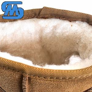 Stivali in pelle scamosciata da donna alla moda-all'interno in morbida pelliccia-materiale in PU antiscivolo - Product Image 3