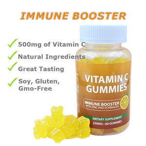Fabricante de Gomitas de Vitamina C con Certificación GMP, Fórmula Personalizada, Alta Potencia, Bajo MOQ, Etiqueta Privada OEM, Suplemento - Product Image 2