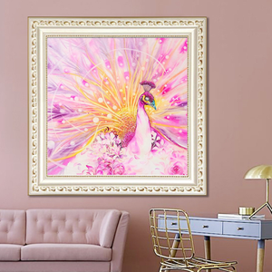 Peinture diamant avec numéros, kit de <span class=keywords><strong>broderie</strong></span> complet, motifs d'animaux, paon, 56 pièces, populaires <span class=keywords><strong>à</strong></span> faire soi-même - Product Image 5