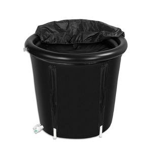 OEM Vente en gros Logo personnalisé TP Baignoires de glace Adultes gonflables Baignoire noire Récupération du bain de glace - Product Image 3