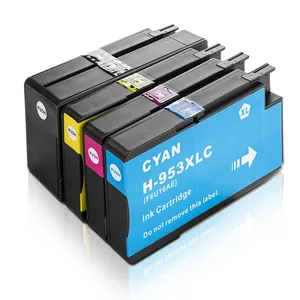 HP ofis için Ocinkjet yeniden üretilmiş HP 953 Jet Pro 8710 ucuz mürekkep kartuşu HP Officejet Pro 953 7740 8210 için 8710 siyah