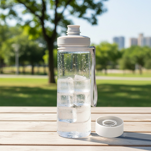 Botella de Plástico Tritan de 400 ml para Beber Directamente y Fácil de Transportar con Asa - Product Image 5