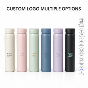 Bouteille d'eau isotherme mini 300 ml avec logo personnalisé, revêtement en acier inoxydable 316, anti-fuite, gourde portable pour cadeau promotionnel - Product Image 2