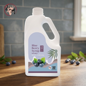 Sirop de fruits de myrtille premium (30% jus original) bouteille de 2,5 kg - Thé à bulles taïwanais 6 bouteilles par carton - Product Image 3