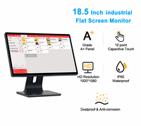 Sistema POS GSAN de 18.5 Pulgadas al por Mayor, Máquina POS con Marco de Aleación de Aluminio Ultrafino, Pantalla Táctil para Restaurante, Punto de Venta, Caja Registradora