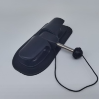Support d'aviron pivotant robuste pour bateau gonflable et kayak, avec broche en aluminium de remplacement, pour le surf et la dérive en PVC