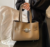 Sac fourre-tout classique en cuir PU durable pour femme OEM ODM - Fermeture magnétique, grande capacité, forme structurée, poignée supérieure, usage quotidien