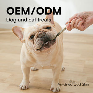 مورد صيني لجلد سمك القد العضوي المجمد كوجبات خفيفة للكلاب 100 جرام، وجبات خفيفة طبيعية للكلاب، لفائف جلد سمك القد للحيوانات الأليفة - Product Image 3