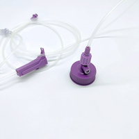 Amsino – adaptateur universel de vis de tube d'alimentation entérique médicale avec ensemble d'alimentation entérique Enfit par gravité