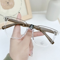 Gafas ópticas cuadradas de lujo Vintage para hombre y mujer, monturas de gafas para ordenador a la moda