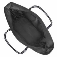 Sac fourre-tout classique en papier kraft lavable, avec poignée en corde tressée, grande capacité, sac de shopping recyclable