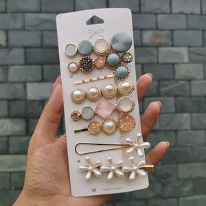 Sıcak satmak narin 8 adet/takım saç klipleri Trendy moda kadın zarar vermez saç inci tokalar kızlar için <span class=keywords><strong>Set</strong></span> saç aksesuarları - Product Image 5