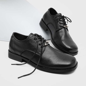 Nouvelle Arrivée 2026 – Chaussures Derby Décontractées Noires à Lacets pour Hommes, Style Britannique Vintage Sophistiqué, Idéales pour les Trajets Quotidien - Product Image 2