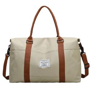 Valise portable de grande capacité en Oxford, avec fermeture éclair et motif lettres, pour les voyages d'affaires et de fitness - Product Image 6