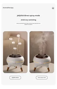 Humidificador Difusor Portátil BILA Flame <span class=keywords><strong>Vulcano</strong></span> Crack Jellyfish con Sonido Dinámico, Control Remoto Inalámbrico - Product Image 4