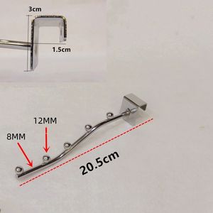 Crochet métallique carré en acier au carbone chromé avec billes en acier - Product Image 5