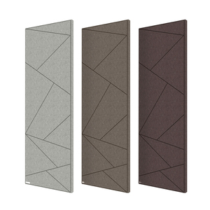 Painéis de parede de fibra de vidro, painéis acústicos modernos de absorção de som para home theater, decoração, fácil instalação - Product Image 1