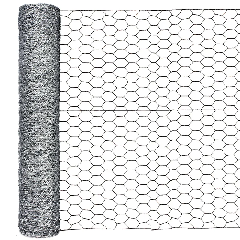 Vendita calda esagonale zincato maglia di filo di pollo prezzo di filo di pollo rete metallica esagonale