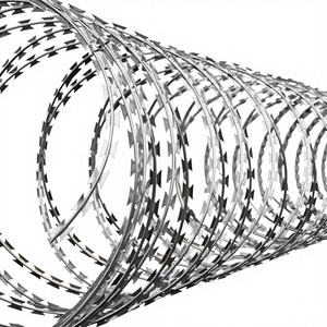 Galvanized Iron <b>Barbed</b> <b>Wire</b> Coil-Anti-corrosion 2.0-2.5mm Diameter Fence Security - Product Image 1