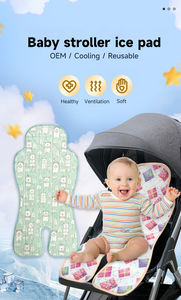 Forro de colchón de asiento de algodón transpirable suave personalizado ODM para cuna de cochecito de bebé-Cobertura universal de carro universal - Product Image 6