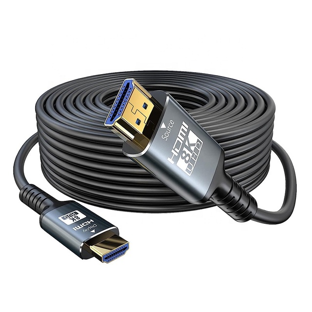 High Speed 48Gbps 3D HDMI 2.1 AOC Optical Fiber Cable 8K 60Hz 4K 120Hz Full HD AOC HDMI Active Cable