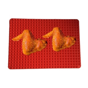 <span class=keywords><strong>Tapis</strong></span> <span class=keywords><strong>de</strong></span> <span class=keywords><strong>cuisson</strong></span> en silicone pour <span class=keywords><strong>barbecue</strong></span>, cuisine chaude, passe au micro-ondes, pyramide antiadhésive - Product Image 1