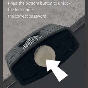 Candado de casillero combinado Candado codificado de 4 dígitos Candados de acero de combinación de 4 diales para puerta de almacén - Product Image 5