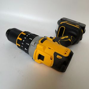 Perceuse à percussion sans fil multifonctionnelle à batterie lithium 13 mm, moteur sans balais, couple élevé, jaune PG4741 - Product Image 3