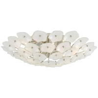 Fleur rose décorée personnalisé plafonniers moderne Led enfants lustre maison chambre salon suspensions