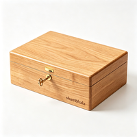 Boîte à bijoux en bambou usinée CNC sur mesure, tolérance de 0,02 mm, traitement de surface par laque pulvérisée, service de perçage pour cadeaux