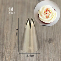 Embouts de décoration de cupcakes 1M 2D 2C 2F, embouts de pâtisserie en acier inoxydable, divers embouts pour gâteaux