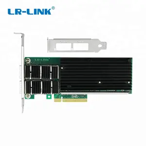 PCI Express 3.0x8 QSFP + 2 bağlantı noktalı fiber optik ethernet 40G nic lan kartı xl710 yonga seti