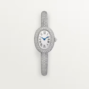 Reloj de Diamantes VVS para Mujer de la Mejor Calidad, Fábrica BBA, Movimiento de Cuarzo Suizo, Reloj de Baño con Diamantes Moissanite Completos - Product Image 1