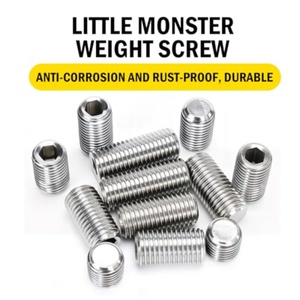 Little Monster 4 Pieces of Billiards Cue Stick Weight Bolts Adjustable <b>Accessories</b> with 6mm Hex Screwdriver 0.4/0.6/1.1/1.8oz - Product Image 6